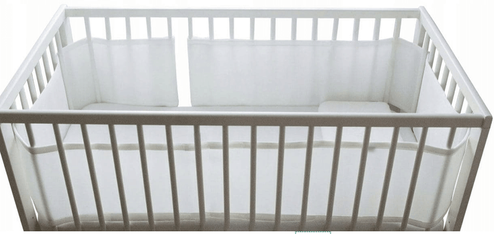 Baby barneseng kofanger halvlængde- 180 cm x 30 cm