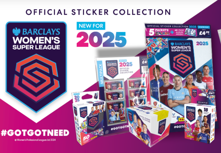 <tc>Barclays</tc> Officiële Stickercollectie Women's Super League 2025