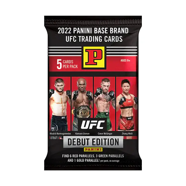 Pacchetti di raccolta di carte commerciali UFC 2022 Debut Edition