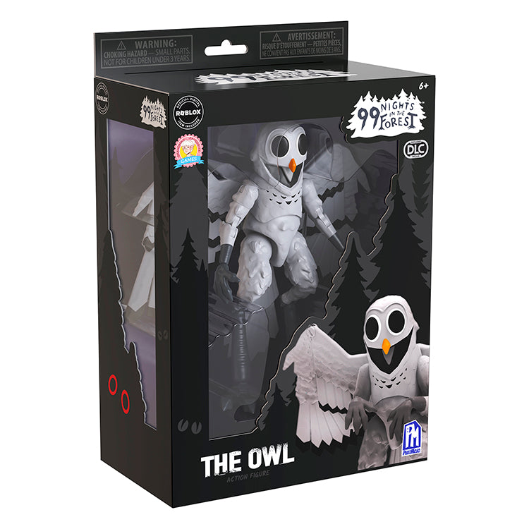 99 Nights In The Forest Series 1 8" Action Figure - Owl in packaging with owl design and details.