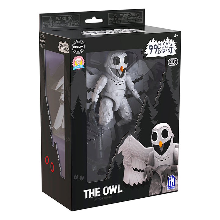 99 Nights In The Forest Series 1 8" Action Figure - Owl in packaging with owl design and details.