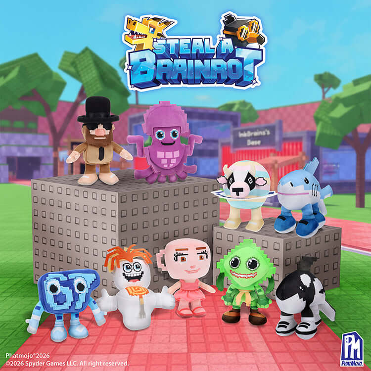 Steal A Brainrot 4 Collectible Plush - Fun & Wacky Toy – Earthlets