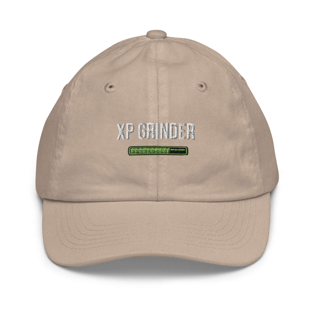 XP Grinder Youth baseball cap featuring embroidered logo and adjustable strap for a perfect fit and comfort.