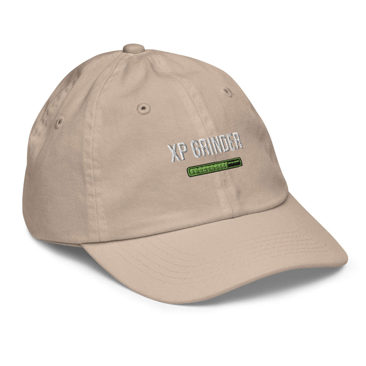 XP Grinder Youth baseball cap in beige, ideal for baseball training and outdoor activities.